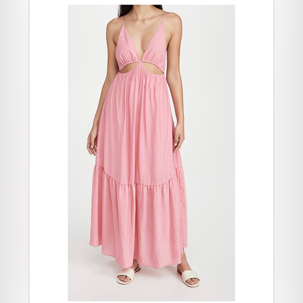 Jonathan Simkhai Calliope Solid Cutout Dress